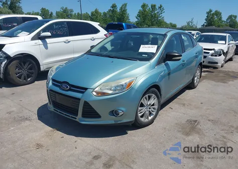 2012 Ford Focus Sel z USA, uszkodzony, nr VIN 1FAHP3H21CL390945